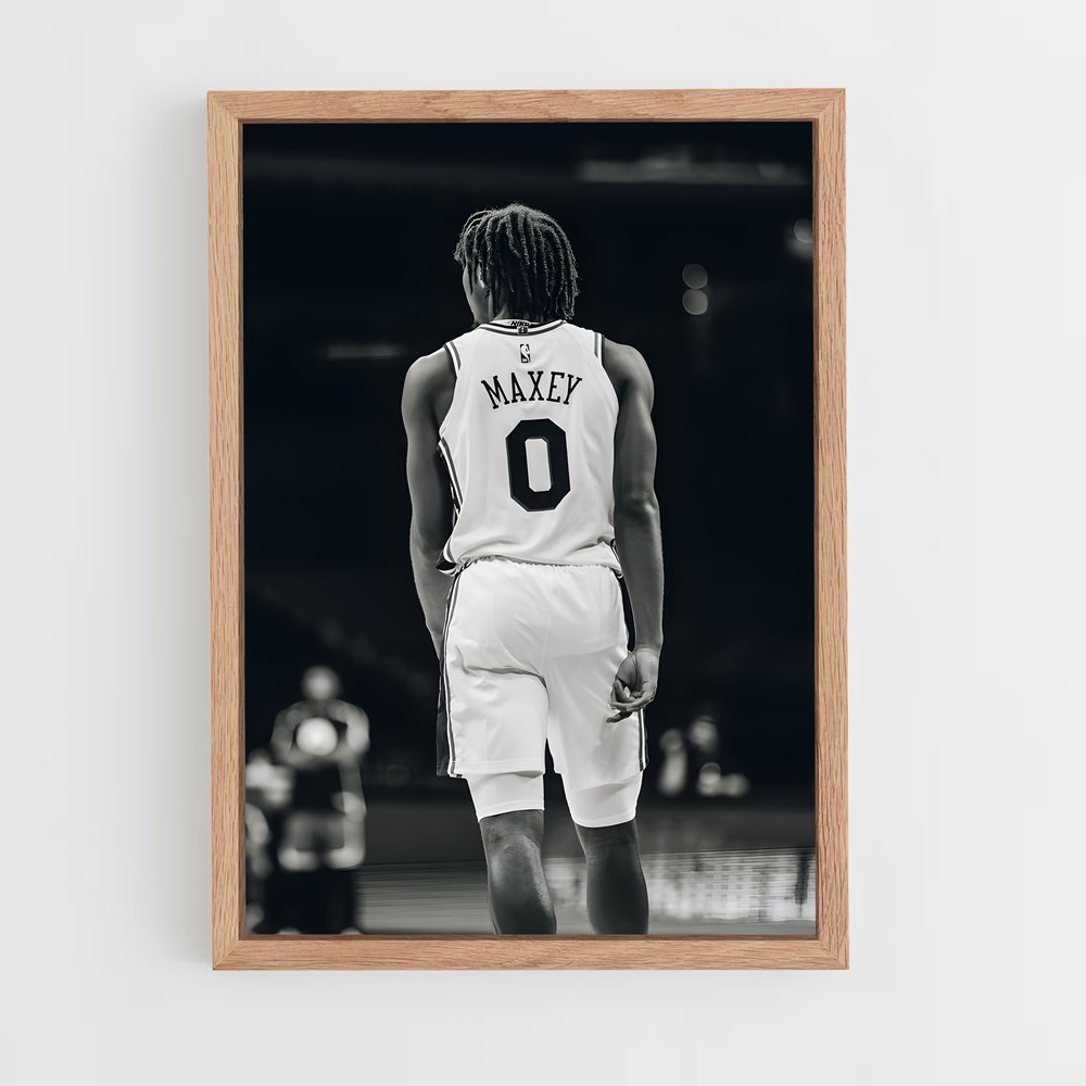 Poster Tyrese de maxey – affiche Basketball (vue 4)